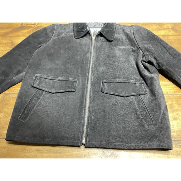 Vintage JLC Adventures On The Wing American Classic M 100% Leather Jacket - Picture 4 of 14